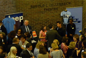 The YPTC booth was a beehive of activity as several hundred attendees filled the lobby of the Annenberg Center for the Performing Arts.