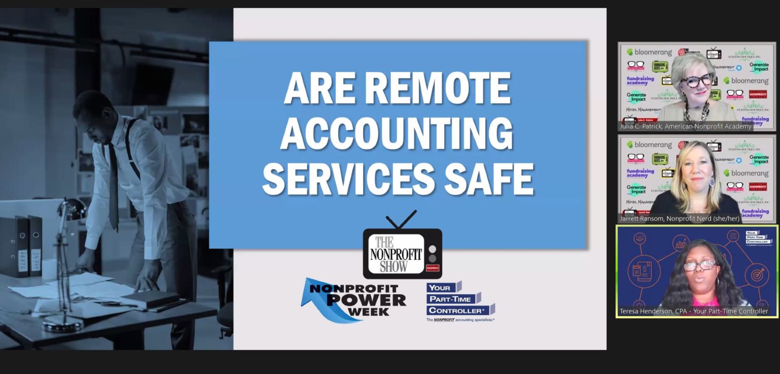 New Realities of Remote Accounting For Nonprofits Your PartTime