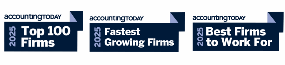 Accounting Today Accolades showing YPTC is a best place to work and grow