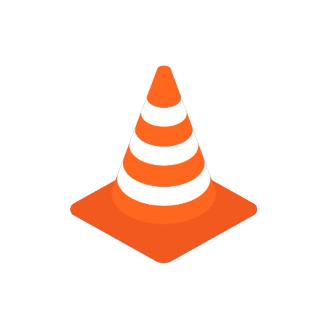 A traffic cone representing financial red flags and warning signs for nonprofit organizations to avoid the need for forensic accounting