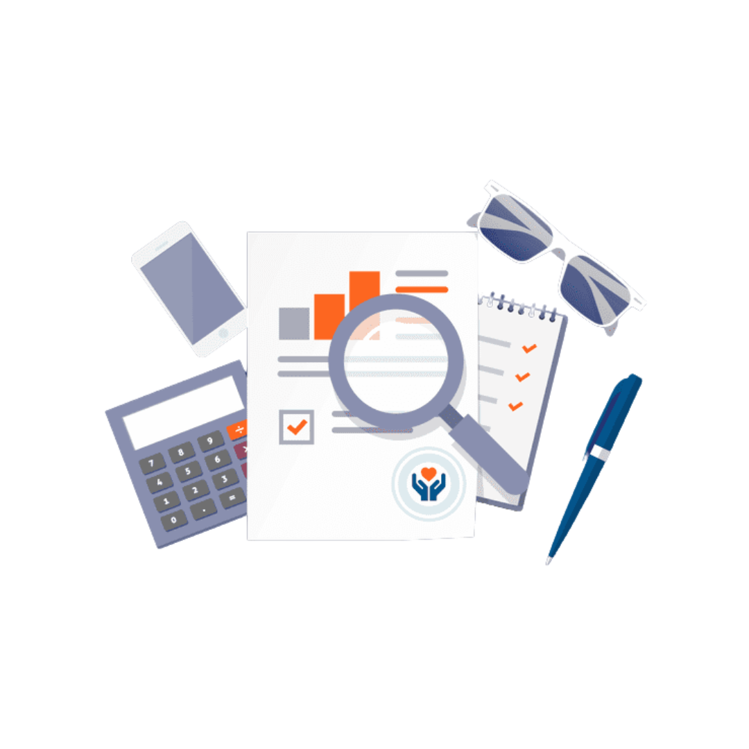 Image of accounting resources representing YPTC's nonprofit accounting and finance expertise