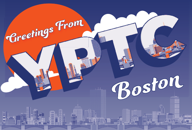 A Boston postcard in YPTC colors representing YPTC's expert nonprofit accounting and fractional CFO services for New England nonprofits