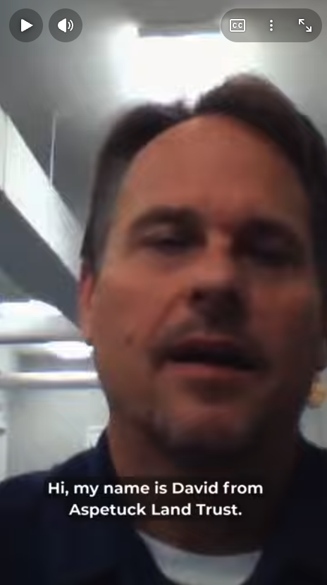 Screenshot of a client testimonial video